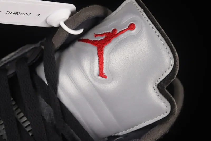 All Categories Air Jordan Jordan Series Basketball Shoes Air Jordan 5 Foreign Trade Version OF x Air Jordan 5 Retro SP AJ5 Joe 5 Black Sail 3M Reflective Basketball Shoes CT8480-001